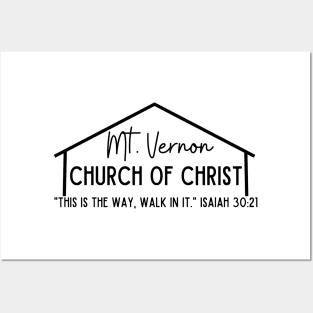 Mount Vernon Church of Christ - Version 1 Posters and Art